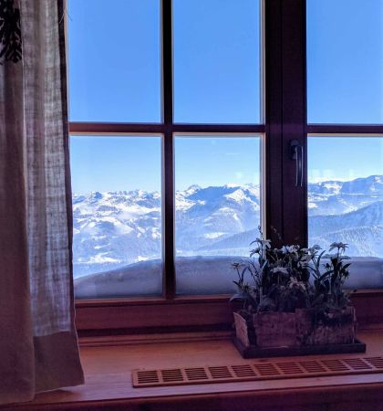 Bergpanorama im Winter