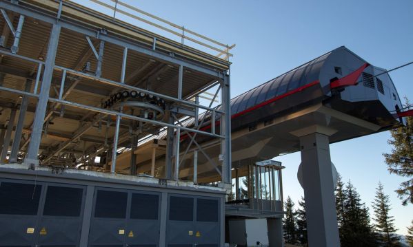 Bergstation der Schatzbergbahn
