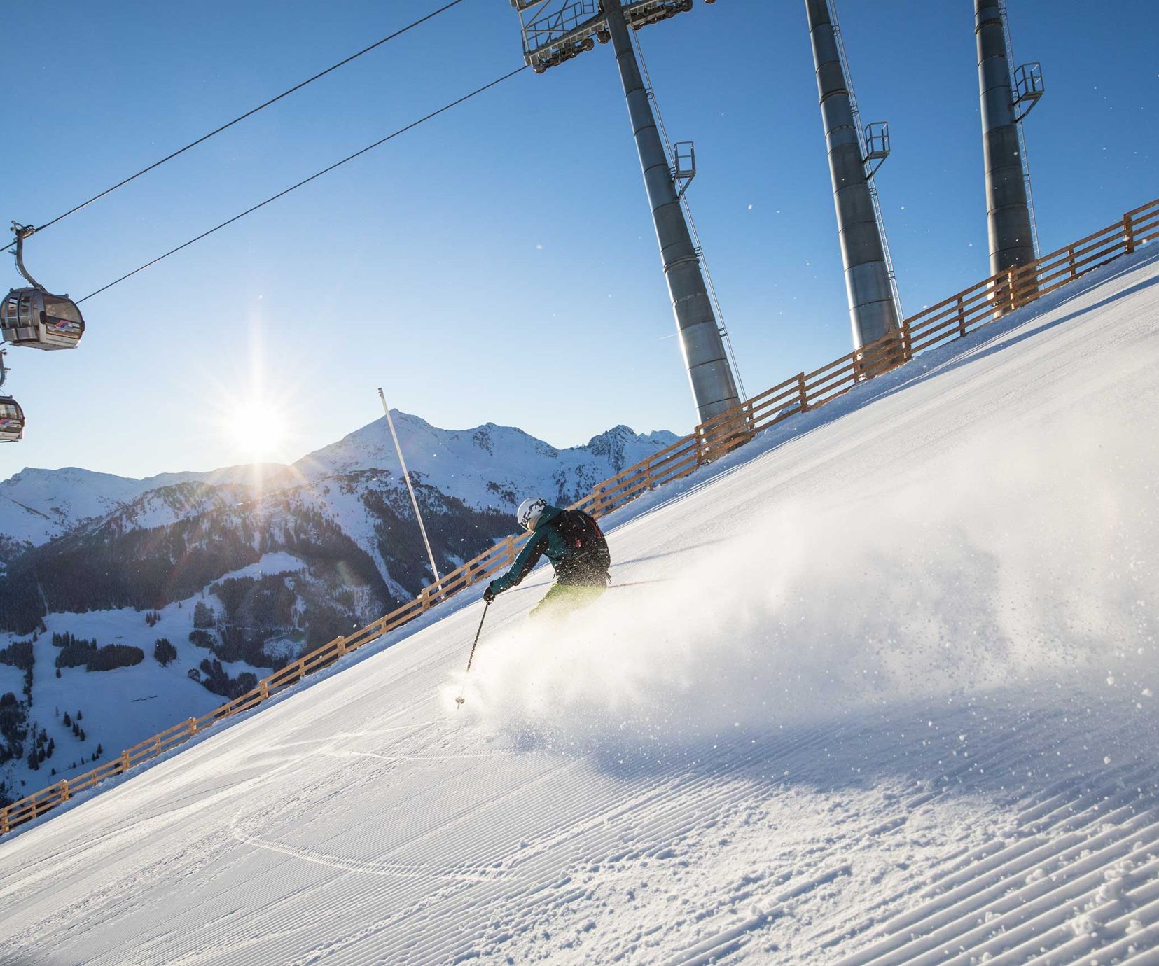 Ski fahren im Ski Juwel Alpbachtal Wildschönau
